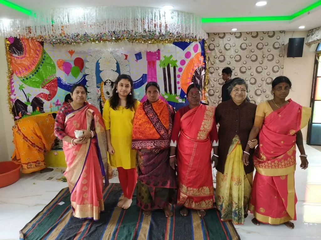 Saraswati Pujo held at Panthasala - 2020